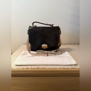 Marc by Marc Jacob’s Black Leather and Light Tan Suede Women's Bag